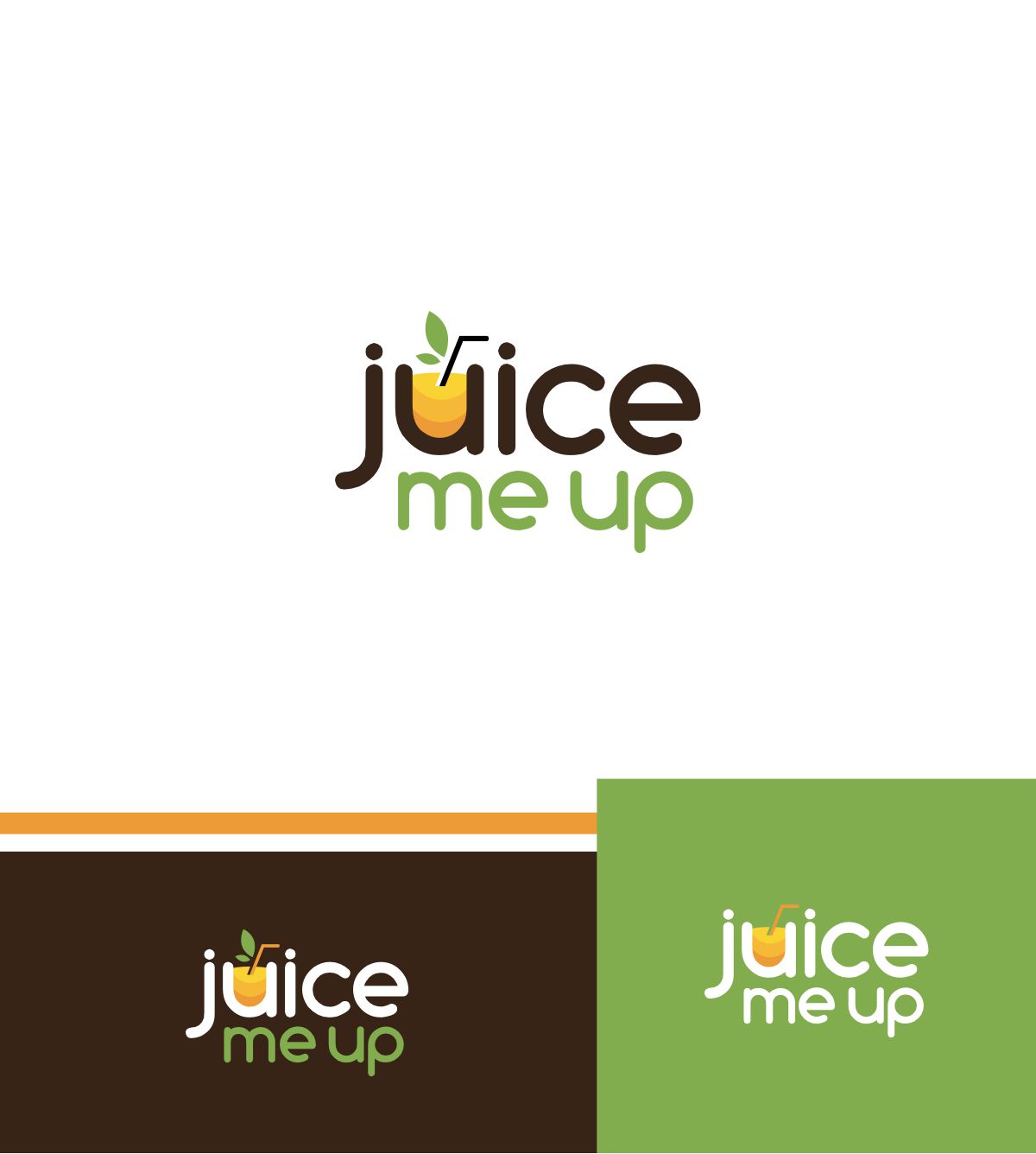 Logo-Design von Fat Bat Man für Juice me up | Design #27140393