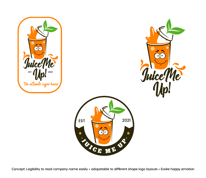 Logo Design by Graphicsbox for Juice me up | Design #27145174