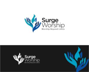 Name: Surge Worship  Tag Line: Worship Beyond Limits | Diseño de Logo por Suprakash 3