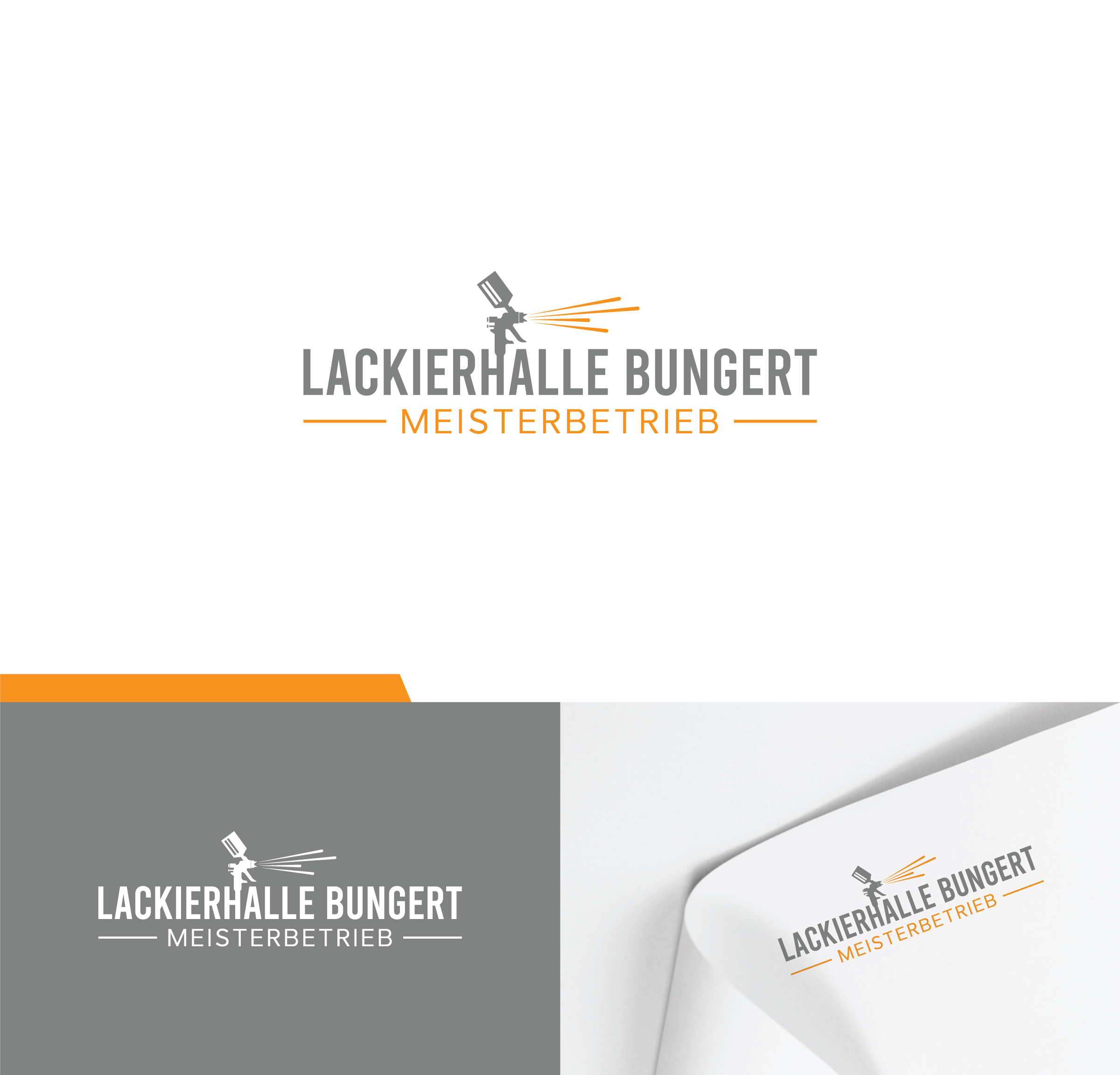 Logo Design by ecorokerz for Lackierhalle Bungert | Design #27180169