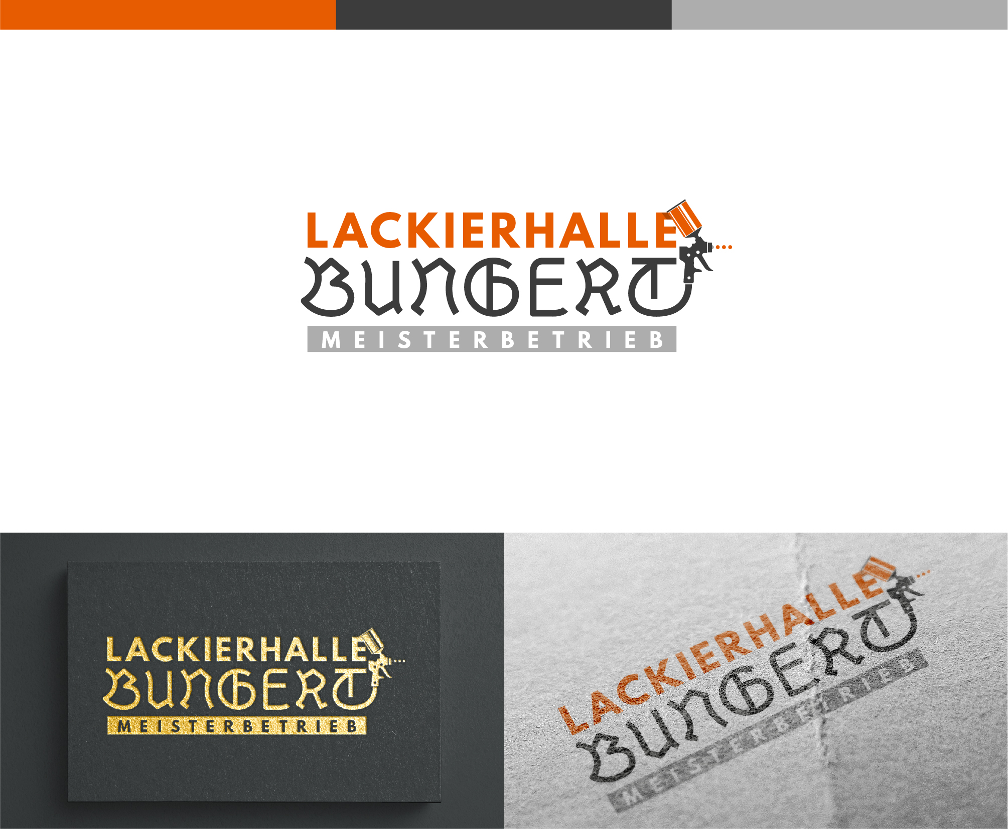Logo Design by ileanalp for Lackierhalle Bungert | Design #27138337