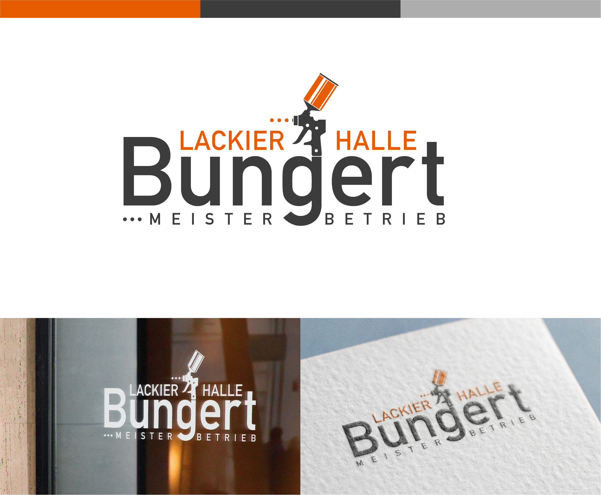 Logo Design by ileanalp for Lackierhalle Bungert | Design #27166707