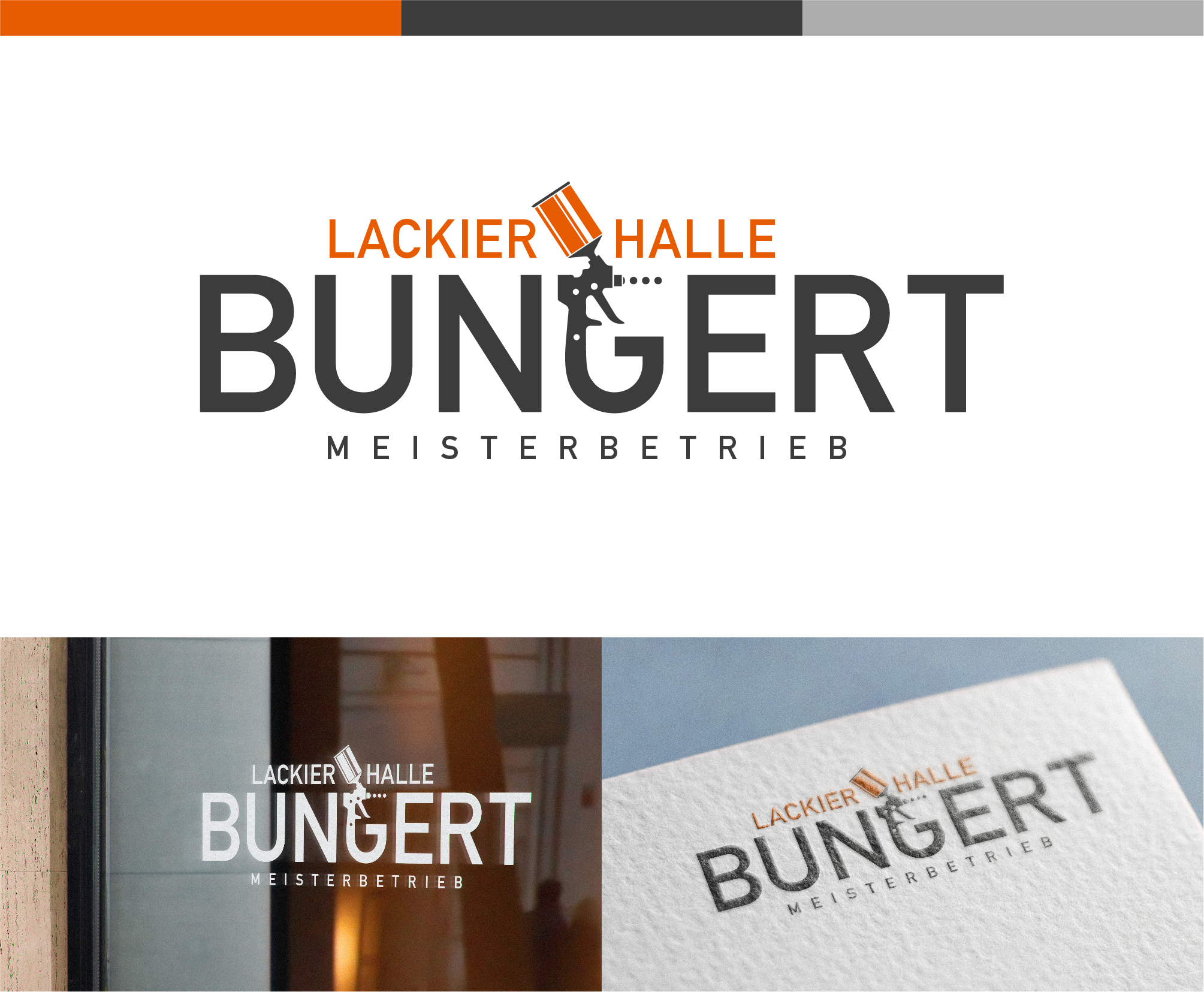 Logo Design by ileanalp for Lackierhalle Bungert | Design #27166739