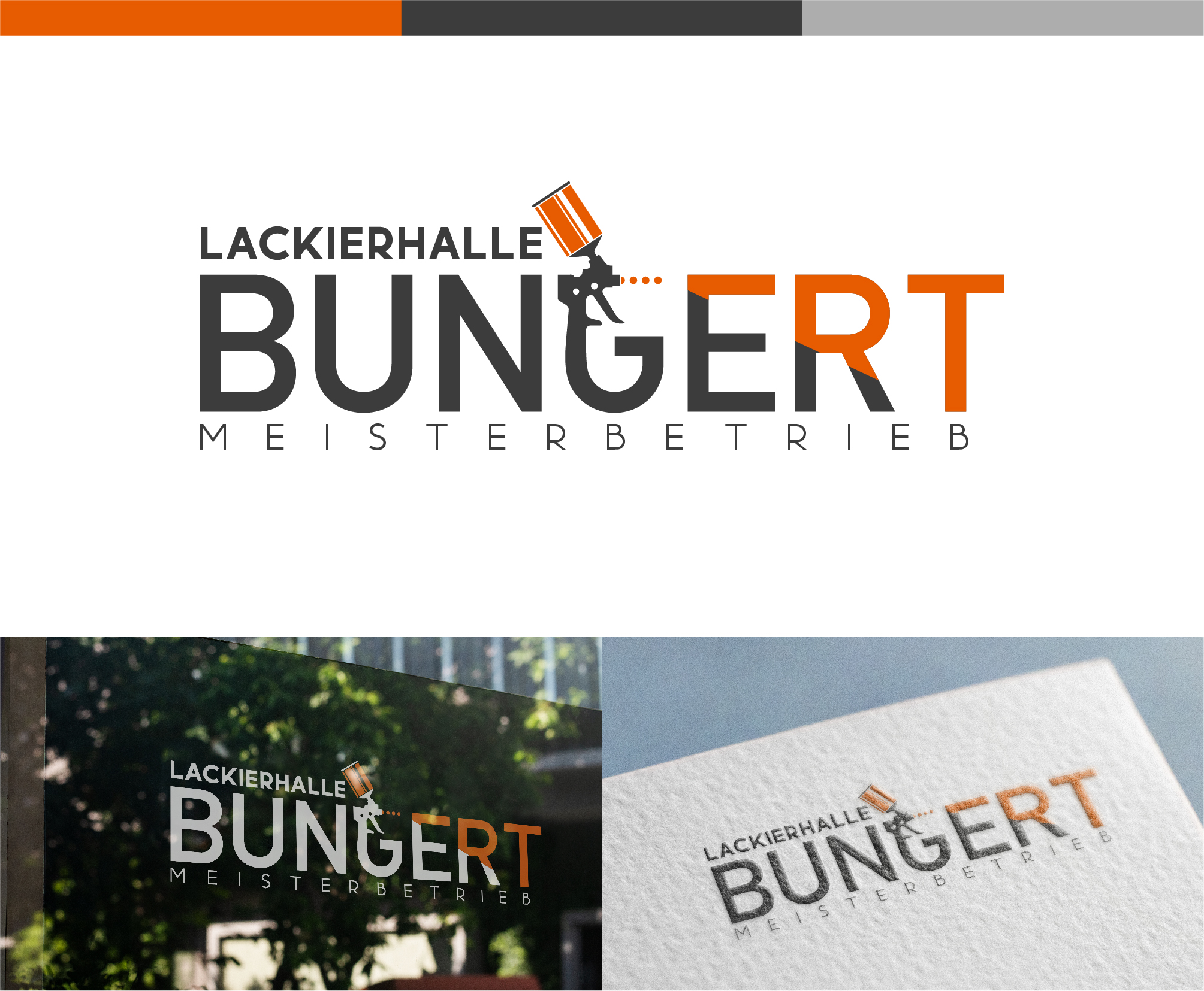 Logo Design by ileanalp for Lackierhalle Bungert | Design #27166893