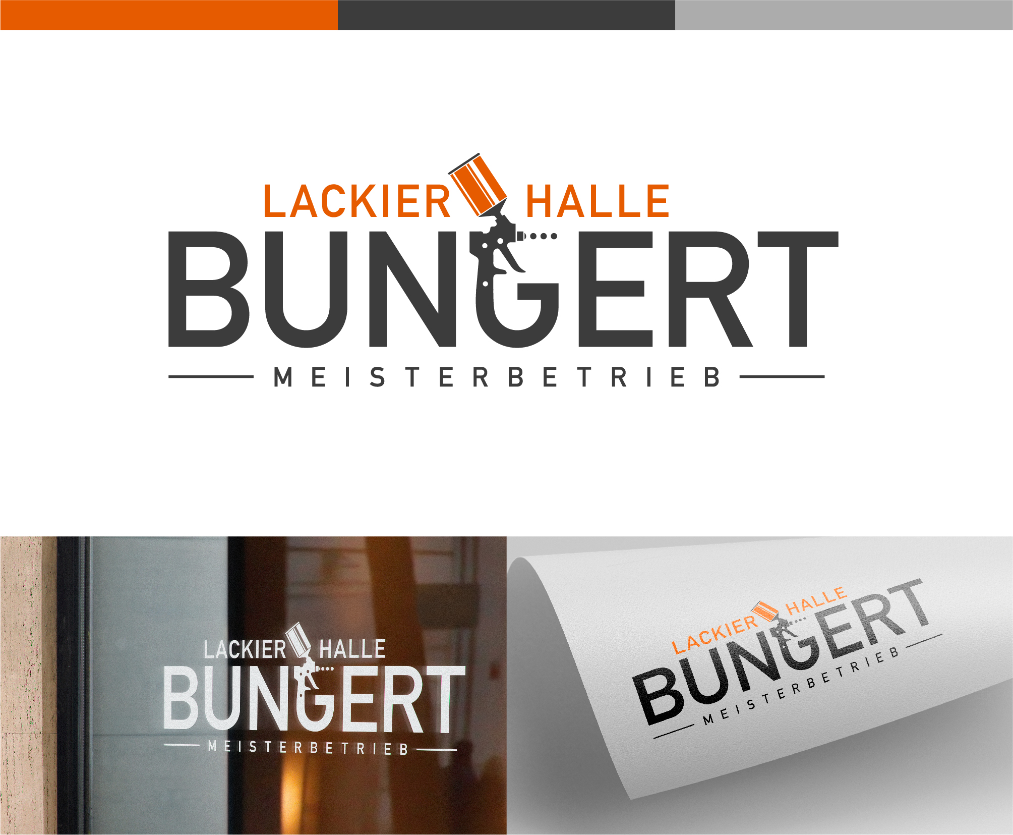 Logo Design by ileanalp for Lackierhalle Bungert | Design #27179435