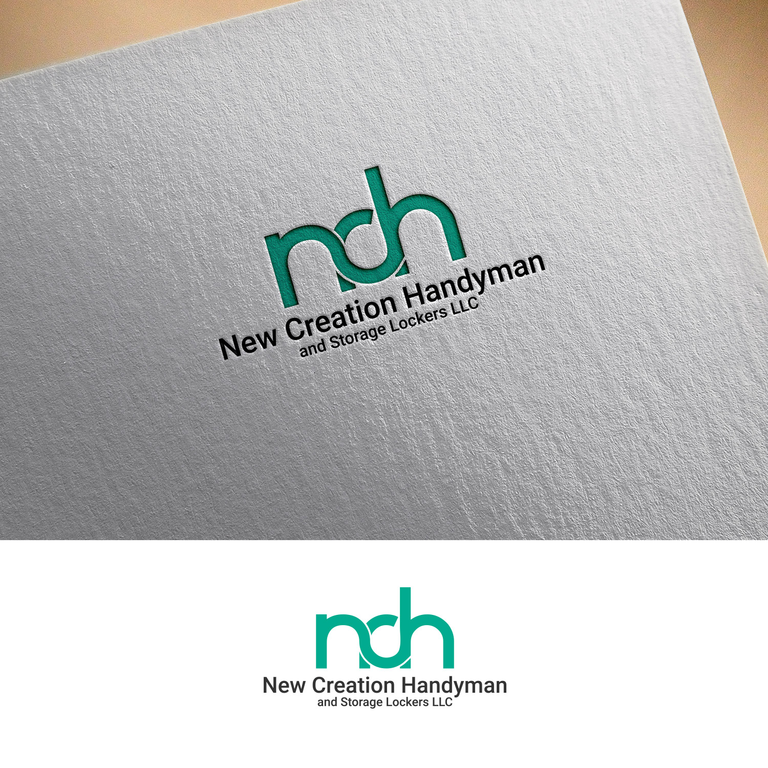 Logo Design by DesignDUO for New Creation Handyman and Storage Lockers LLC | Design #27152750
