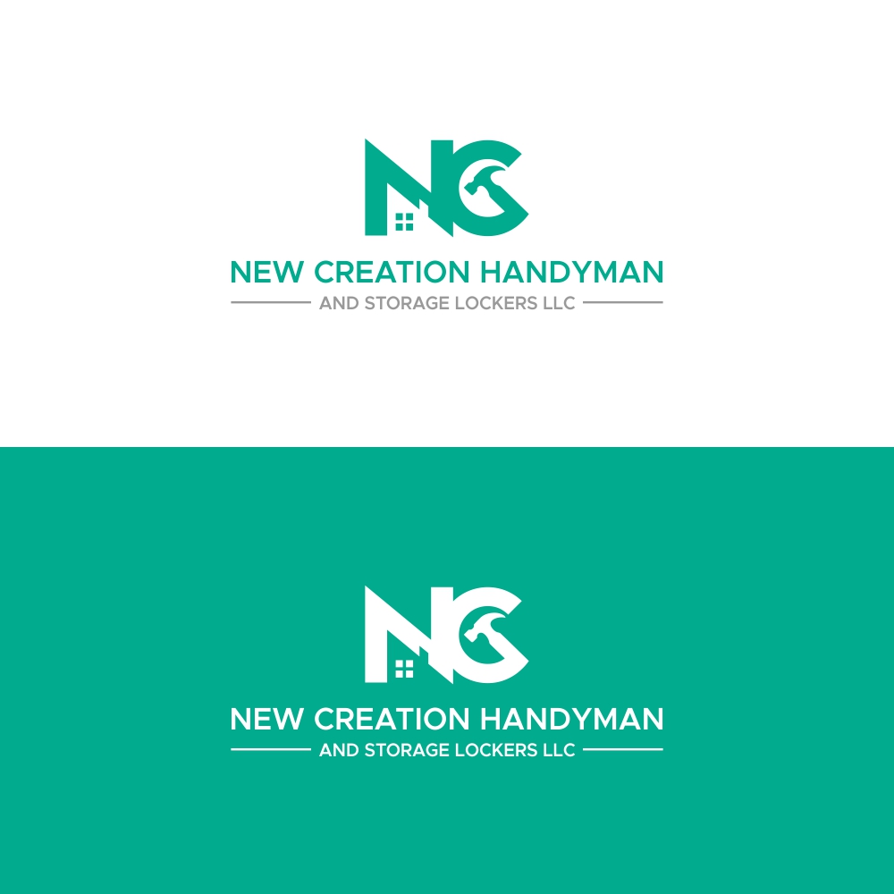 Logo Design by Rhibas for New Creation Handyman and Storage Lockers LLC | Design #27146671