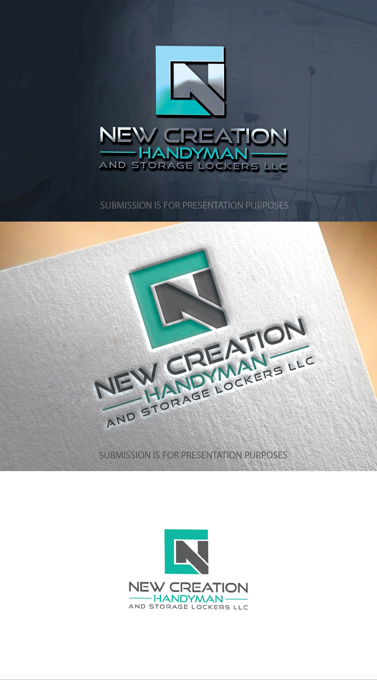 Logo Design by graphicevolution for New Creation Handyman and Storage Lockers LLC | Design #27149058