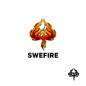 The logo shall be clean. But beside/under the comapany name "SWEFIRE" like typograf Calibre.the typografic shall med clean, like  will be set.  | Logo Design by borzoid