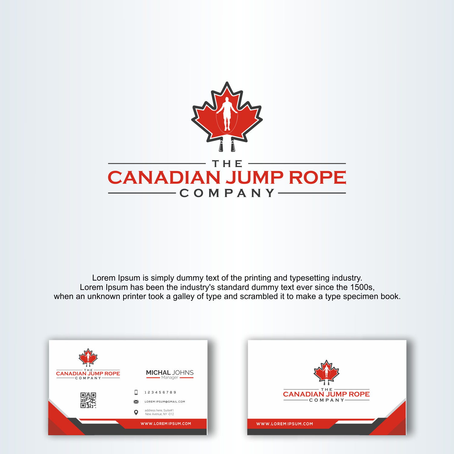 Logo Design by I Design12 for The Canadian Jump Rope Company | Design #27148757