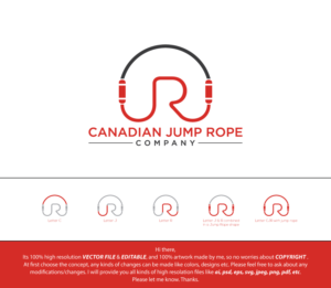 Logo-Design von FireflyArt für The Canadian Jump Rope Company | Design: #27145966