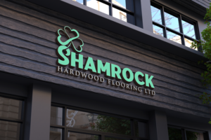 Shamrock Hardwood Flooring Ltd | Logo Design by rimu