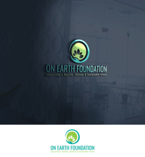 On Earth Foundation    Supporting a Healthy, Humane & Sustainable Future | Diseño de Logo por Mr Line @rt