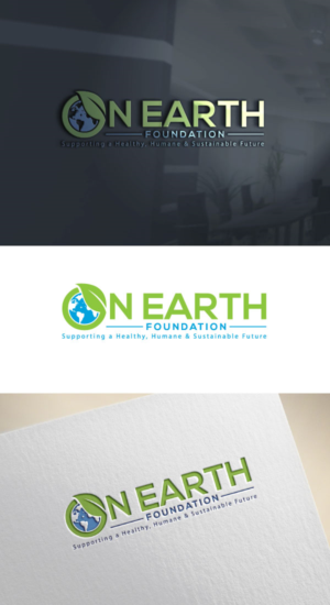 On Earth Foundation    Supporting a Healthy, Humane & Sustainable Future | Logo Design by aishwarya....