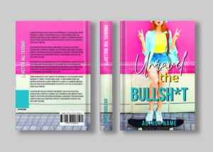 Unravel the Bullsh*t Book Cover | Book Cover Design by CreaTVIT