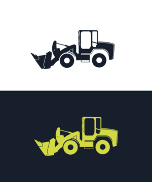 Piktogramm Radlader | Design Vectoriel par StudioD™