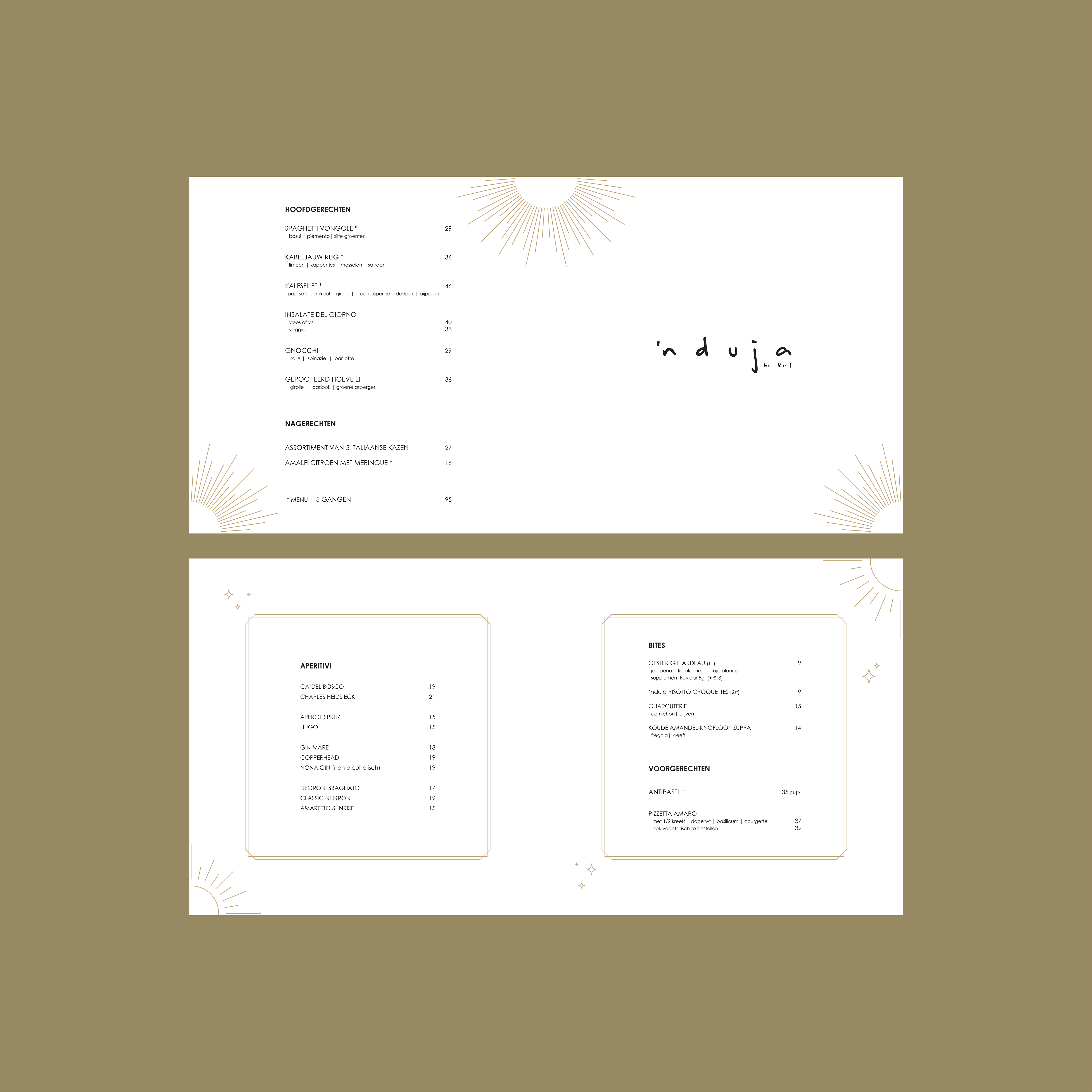 Menu Design by Thai Nguyen for Drukbaar | Design #27174790