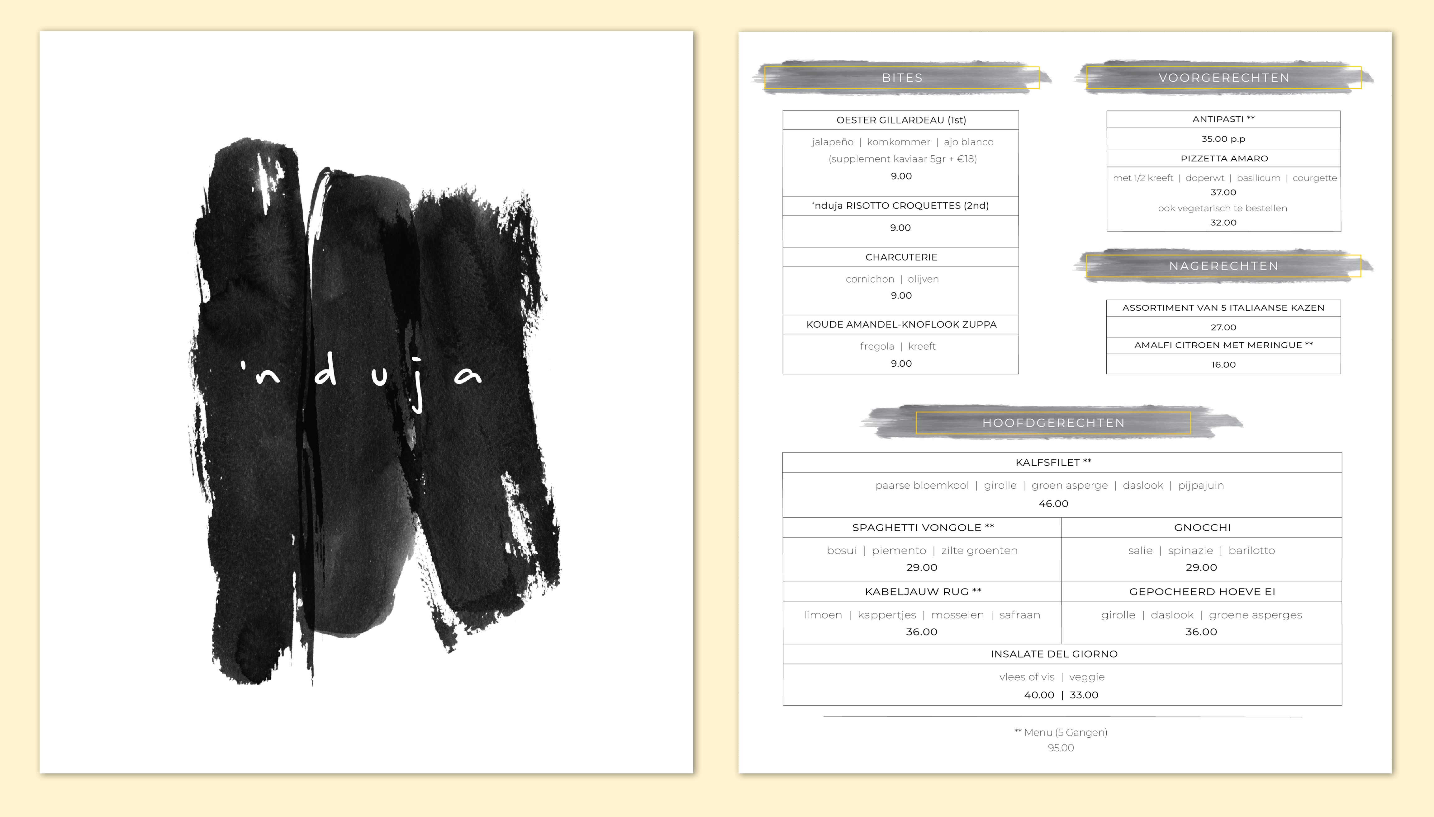 Menu Design by Lid Sucero for Drukbaar | Design #27173580