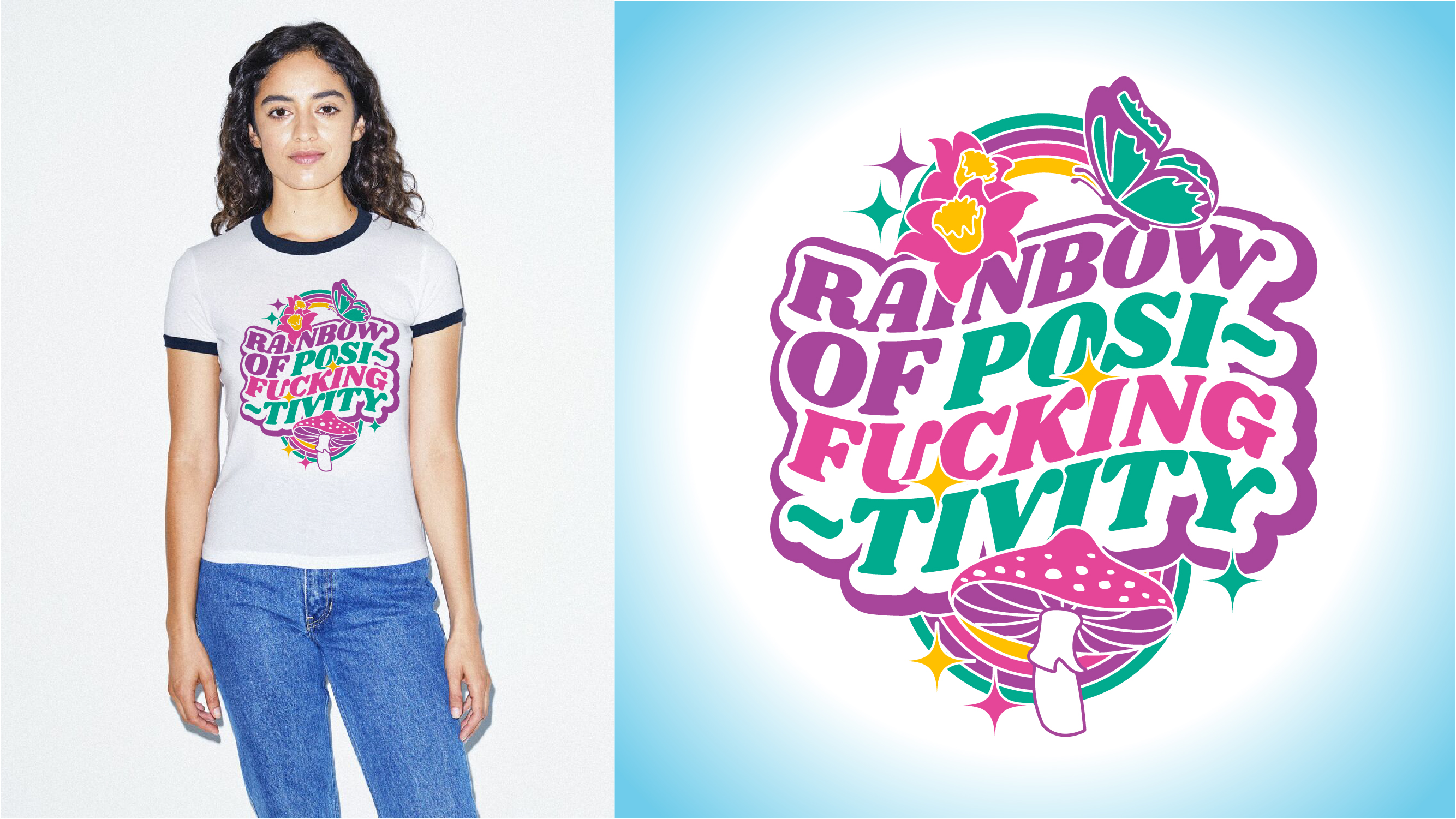 T-shirt Design by Toblindfoldher Graphic Design for Naked Mangoes | Design #27154565