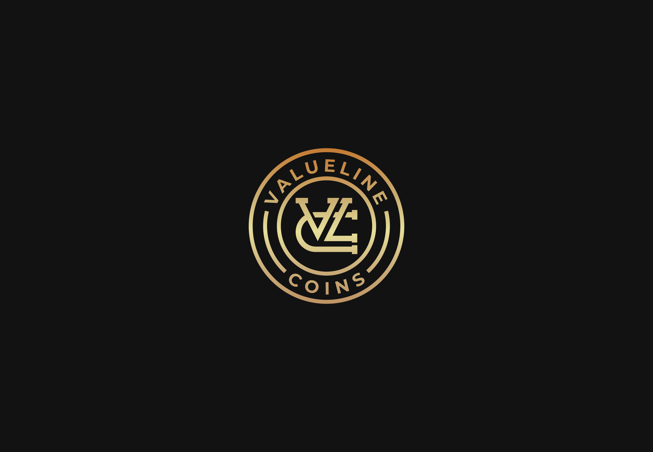 Coin Values Logo Upmarket, Playful, Coins coin collecting, gold and silver purchasing ...