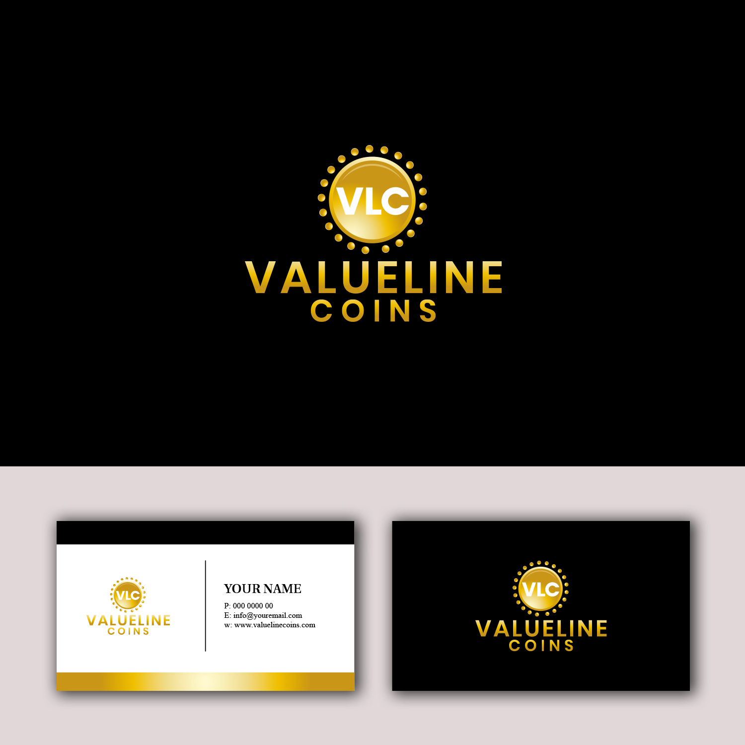 Logo Design by MG.graphics for Valueline Coins | Design #27151598