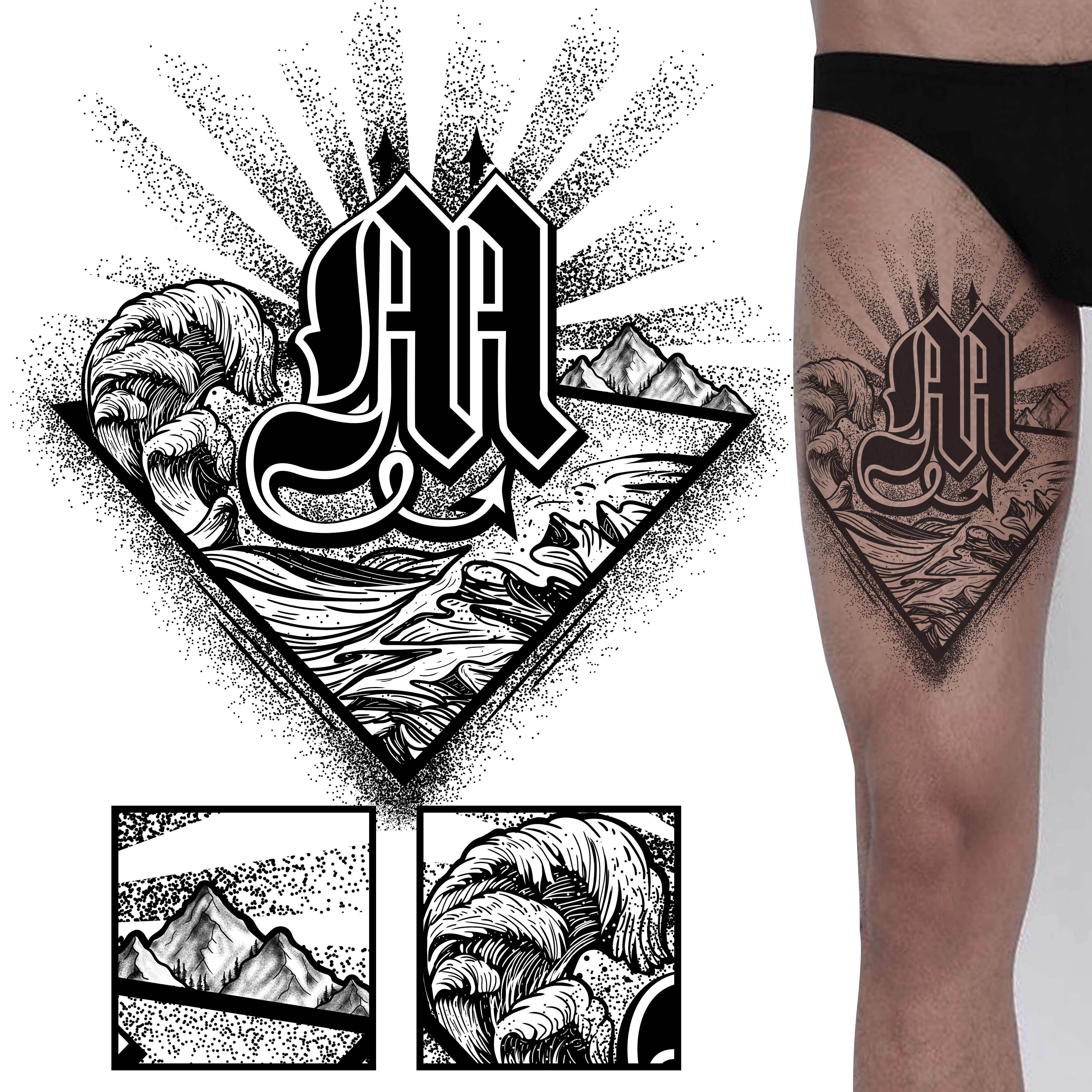 Tattoo Design by BUTTER work for this project | Design #27160119