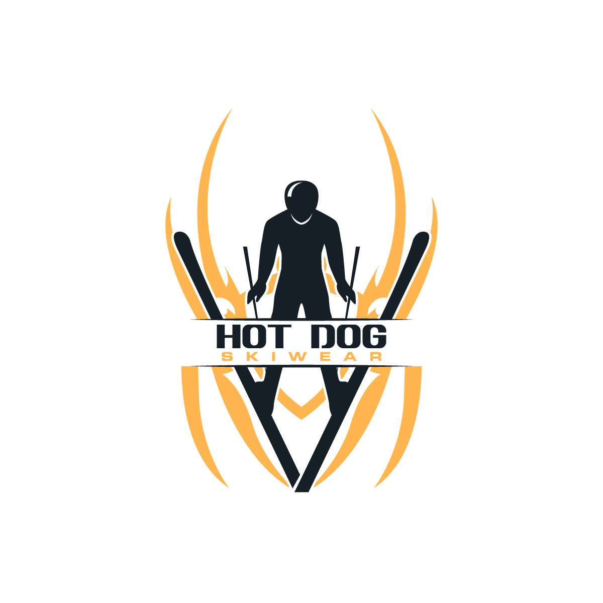Logo Design by logoQ for Hot Dog Skiwear | Design #27155495