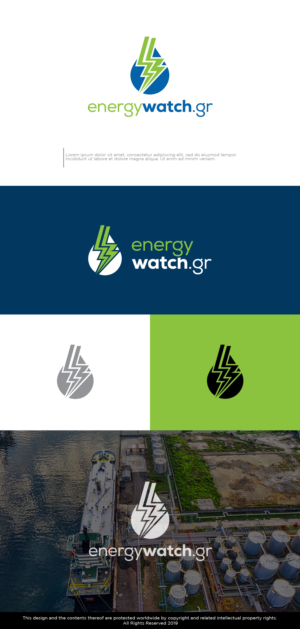 energywatch or energywatch.gr | Logo Design by Kim Ji