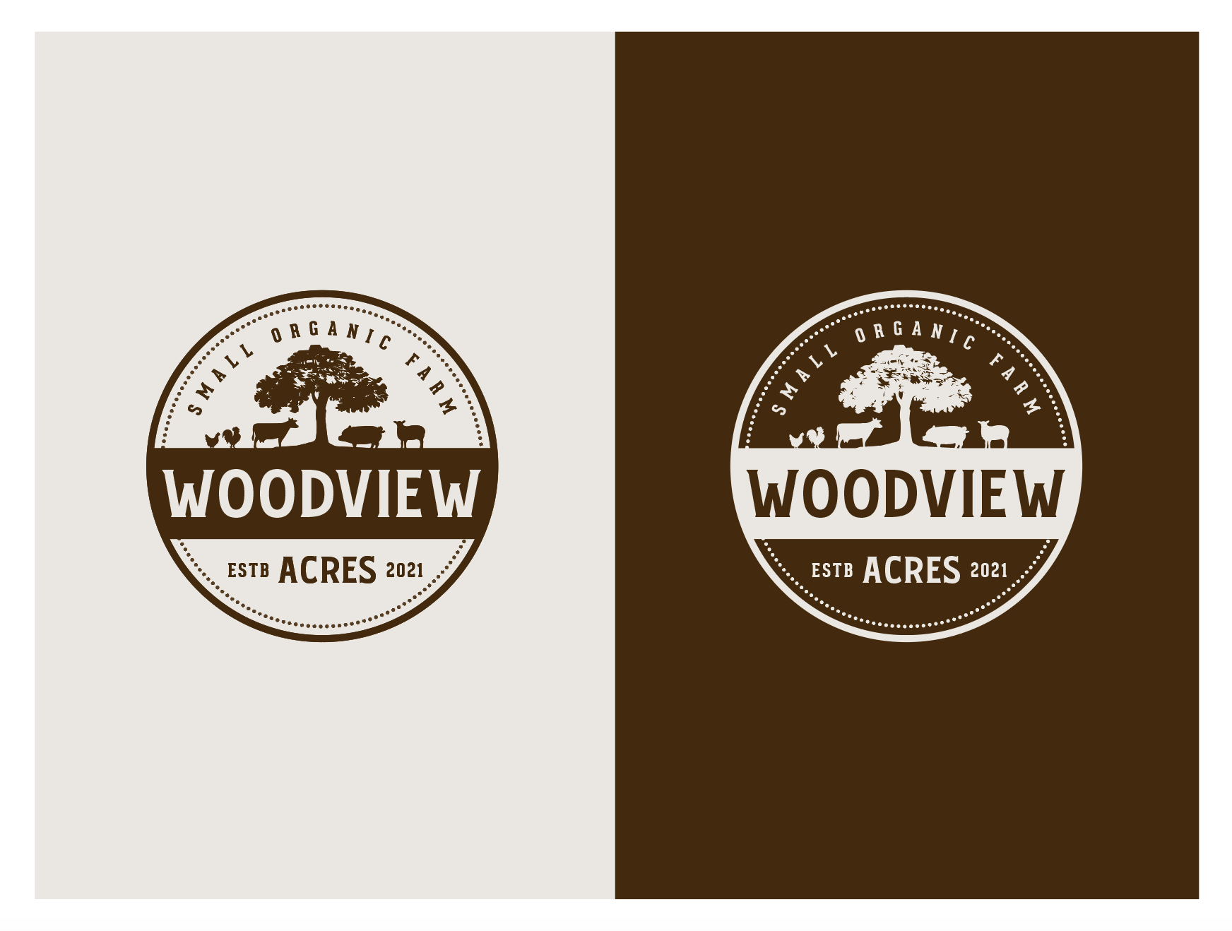 Logo Design by wonderland for Woodview Acres, LLC | Design #27163968