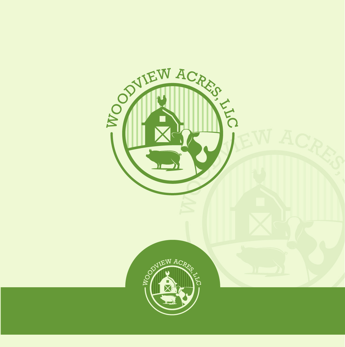 Logo Design by ecorokerz for Woodview Acres, LLC | Design #27162755