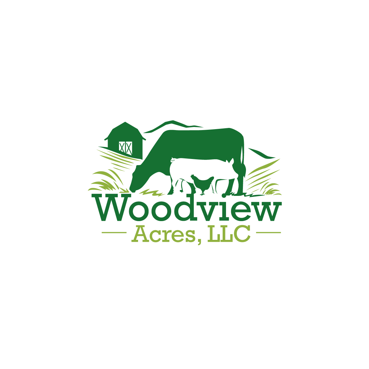 Logo Design by Magic of Art for Woodview Acres, LLC | Design #27165248
