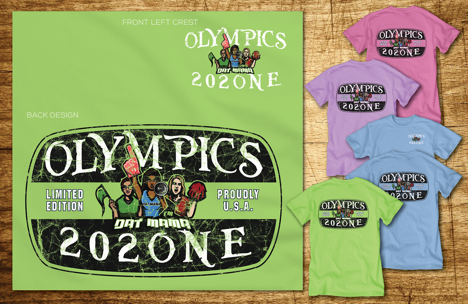 Diseño de Camiseta por CoffeeBreak88 para I'm Dat Mama LLC | Diseño #27166509