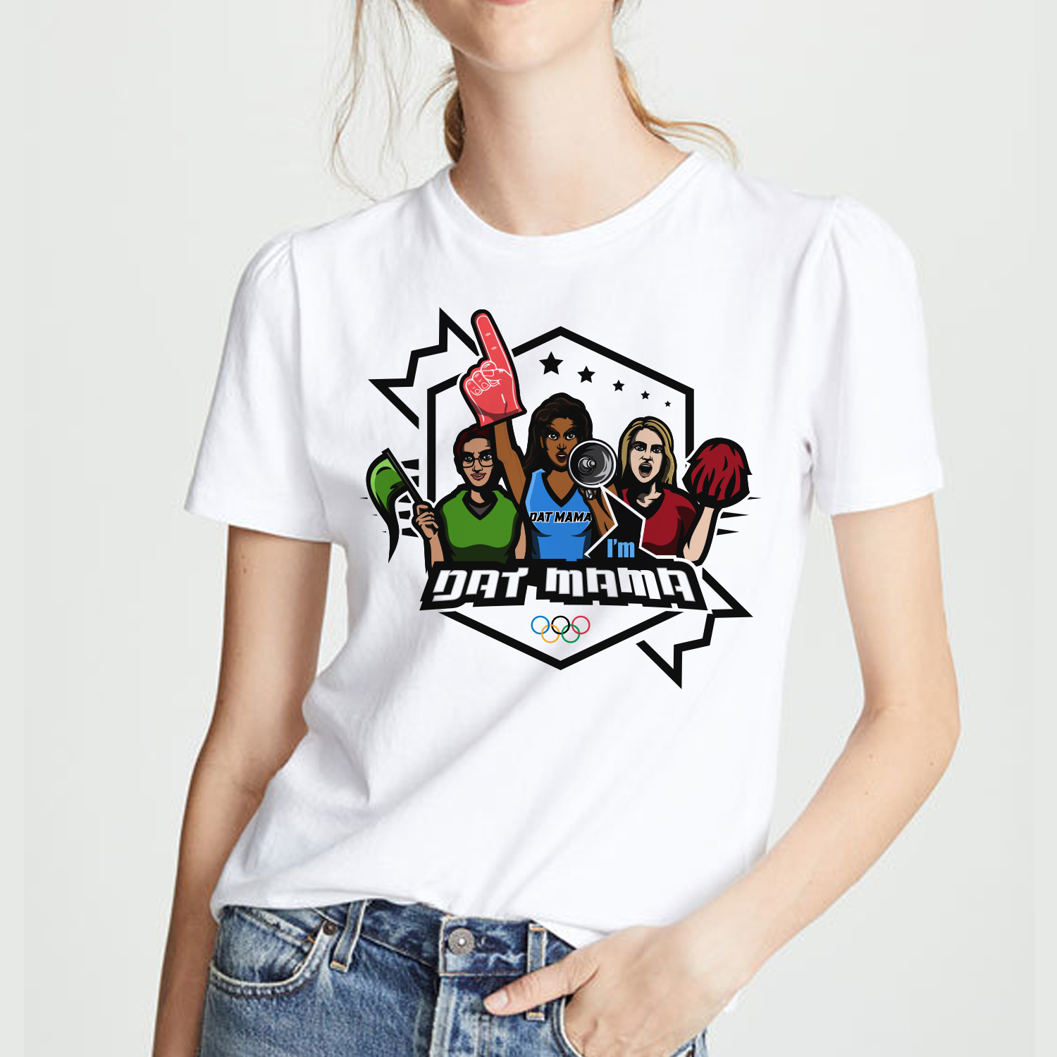 T-shirt Design by Om Art for I'm Dat Mama LLC | Design #27162475