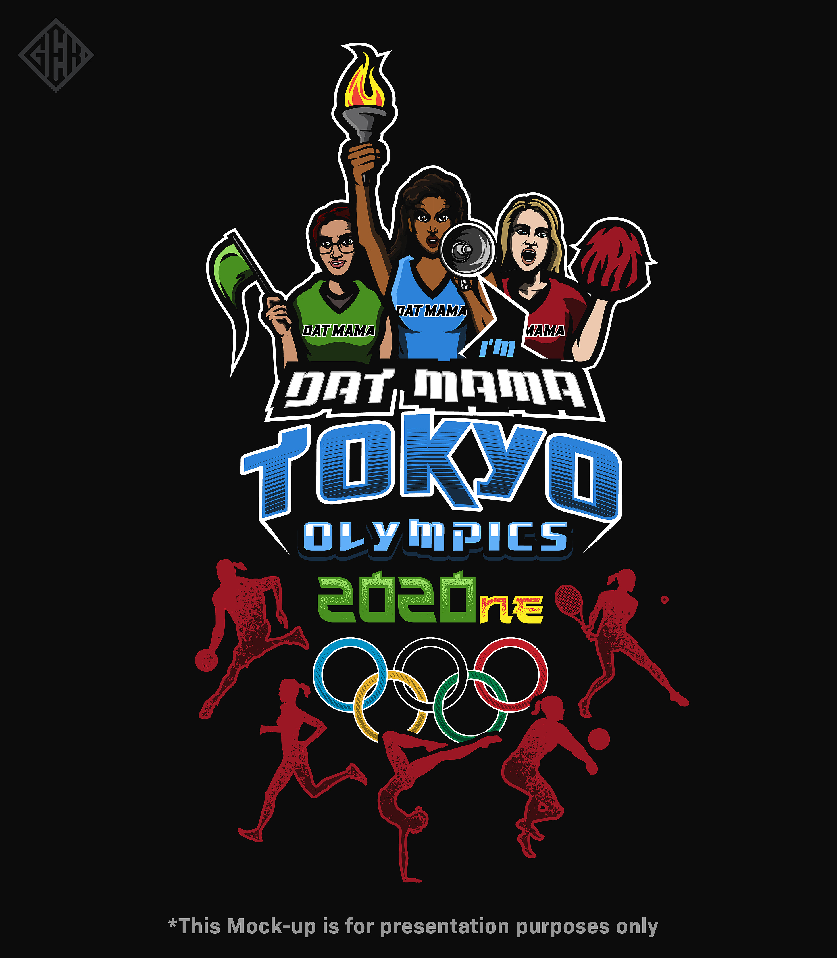 T-shirt Design by gekgrfx for I'm Dat Mama LLC | Design #27194823