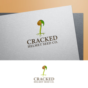 Cracked Helmet Seed Co. | Diseño de Logo por MD Aminul Islam