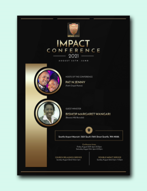 IMPACT CONFERENCE 2021. August 20th -22nd. | Poster-Design von Graphic Storm