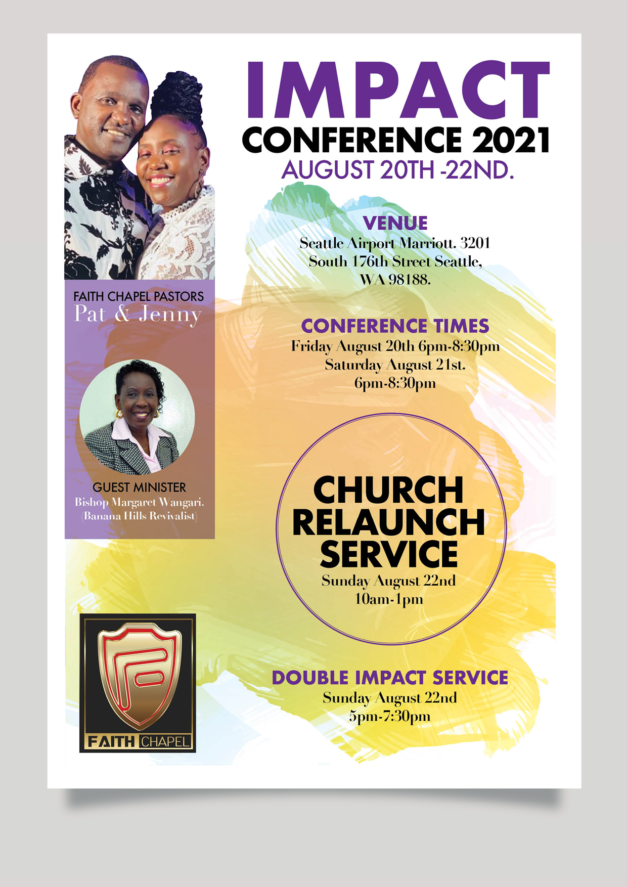 Poster Design by Pixel's Edge for Faith Chapel | Design #27161303