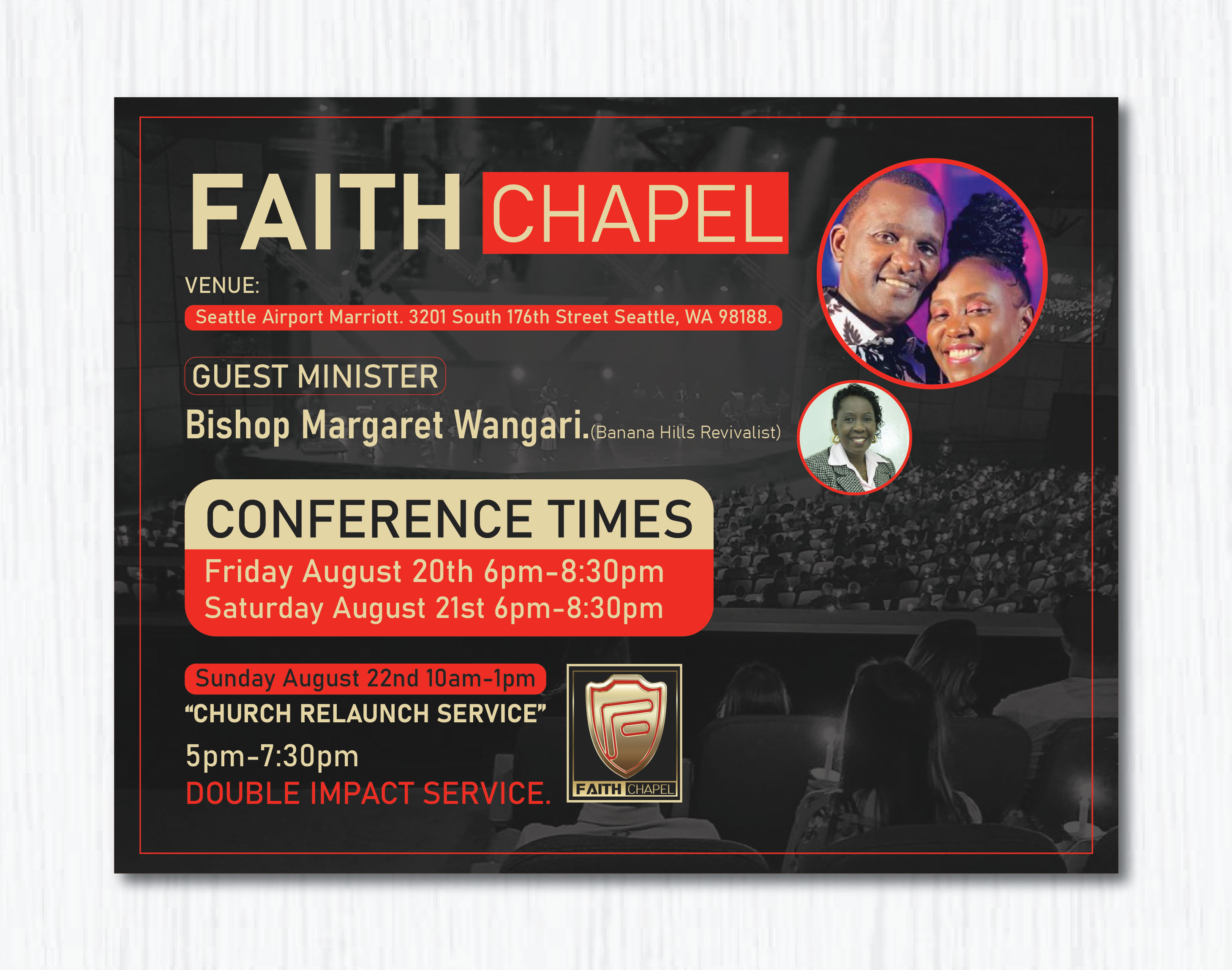 Poster-Design von artbitin für Faith Chapel | Design #27158194