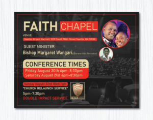 Poster-Design von artbitin für Faith Chapel | Design #27158194