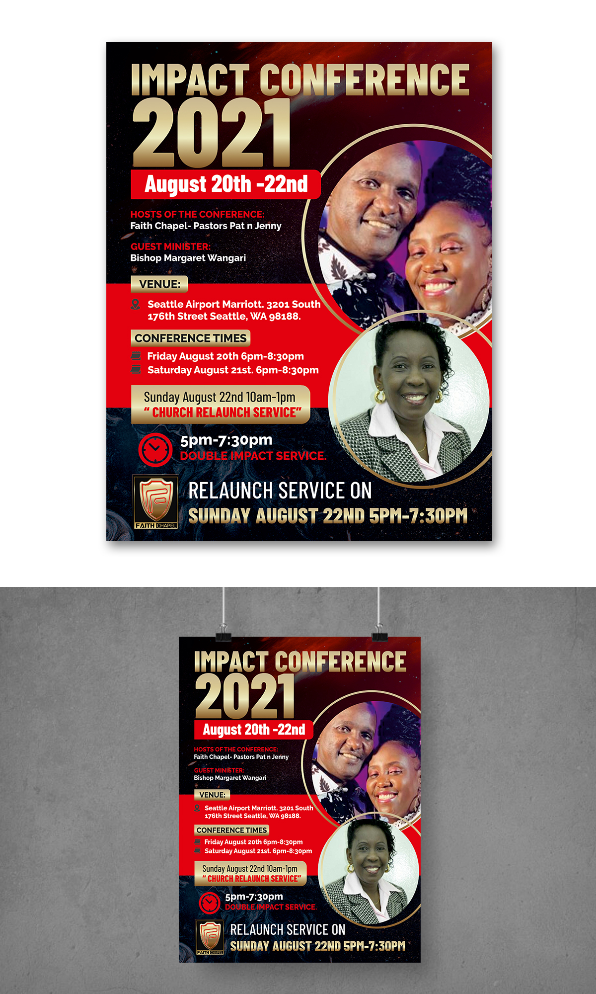 Poster Design by ecorokerz for Faith Chapel | Design #27159424