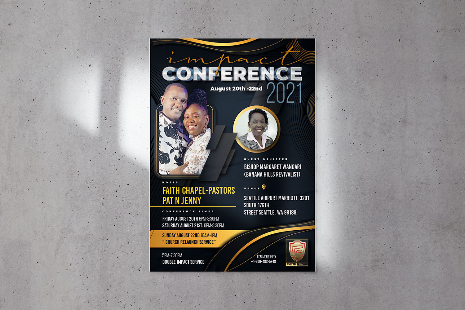 Poster Design by Sarina.dsg for Faith Chapel | Design #27160024