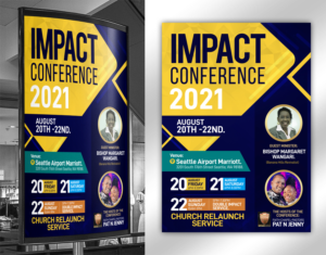 IMPACT CONFERENCE 2021. August 20th -22nd. | Poster-Design von SAI DESIGNS