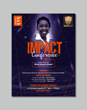 IMPACT CONFERENCE 2021. August 20th -22nd. | Poster-Design von Fine Graphics House