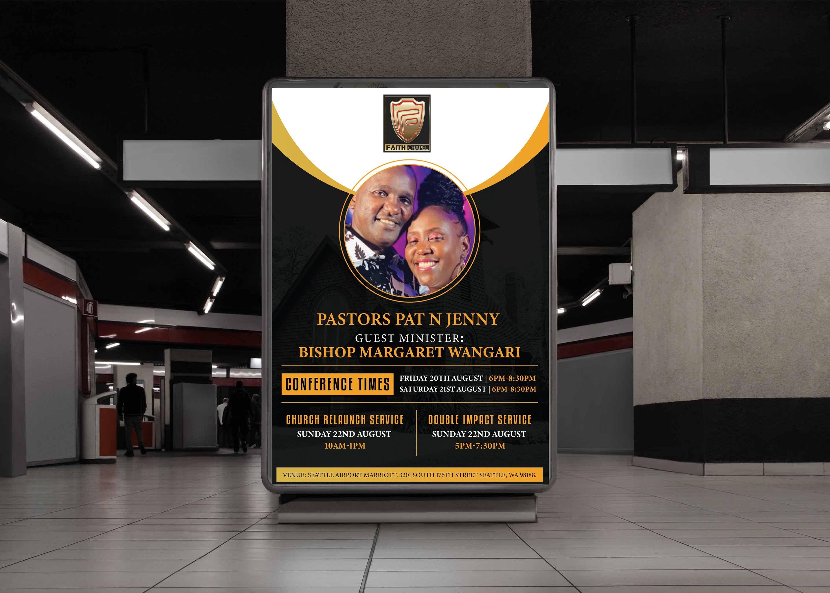 Poster Design by Artandstuffbyshree for Faith Chapel | Design #27157753
