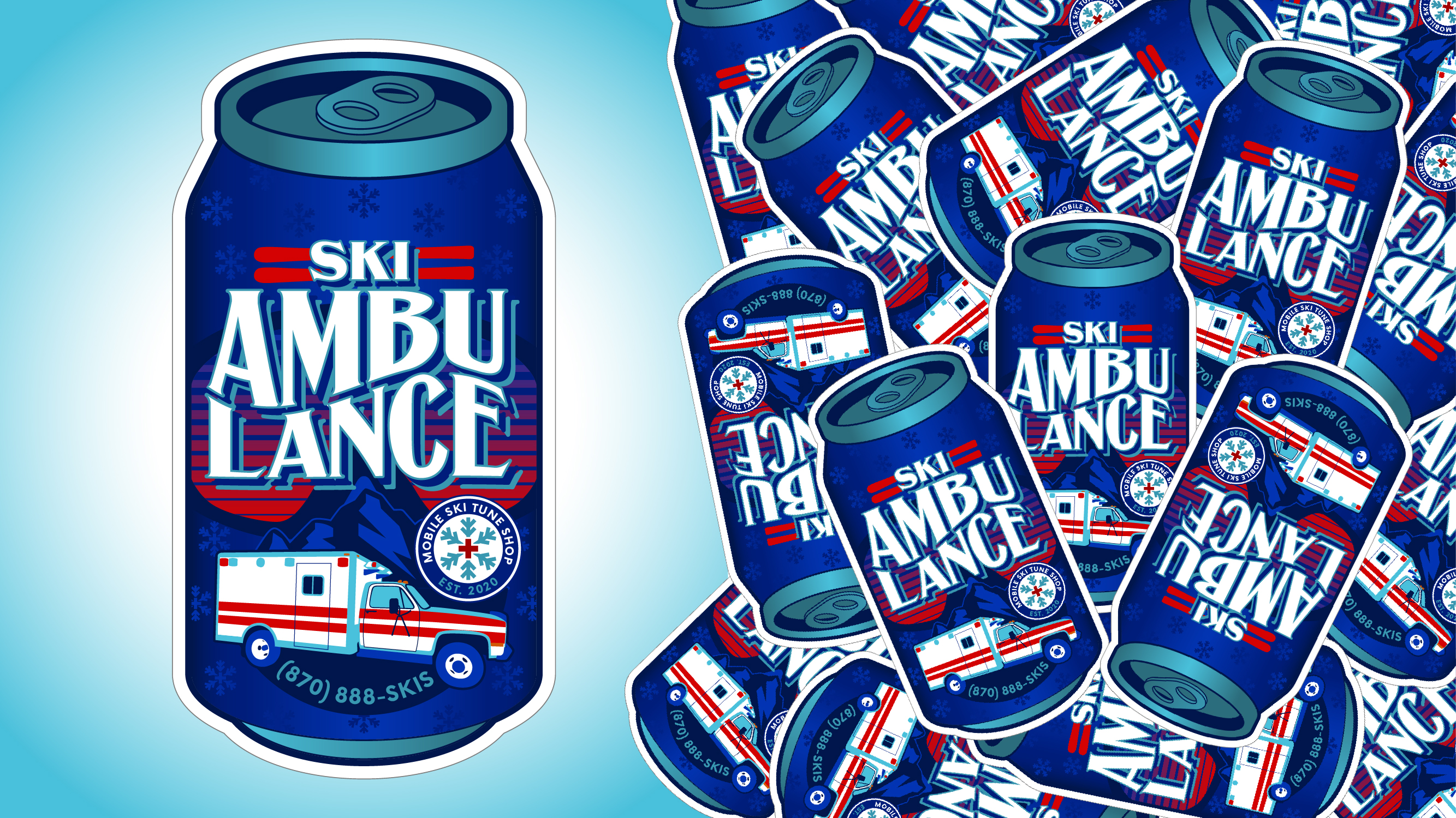 Graphic Design by Toblindfoldher Graphic Design for The Ski Ambulance | Design #27173794