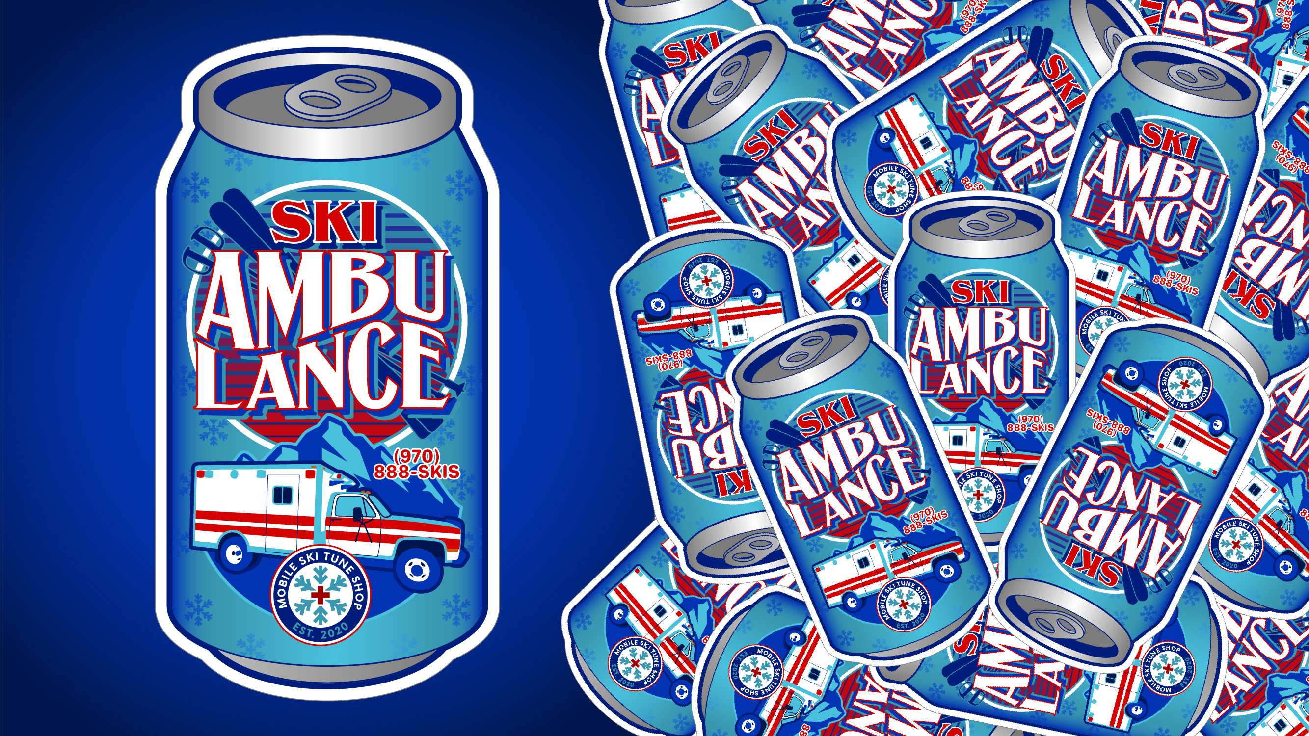 Graphic Design by Toblindfoldher Graphic Design for The Ski Ambulance | Design #27173795