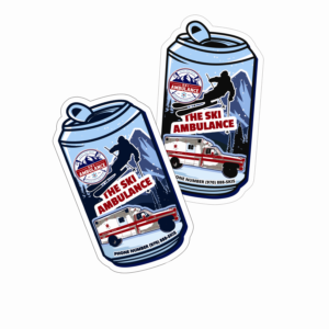 Sticker design inspired by beer cans | Diseño Gráfico por Uprinteez