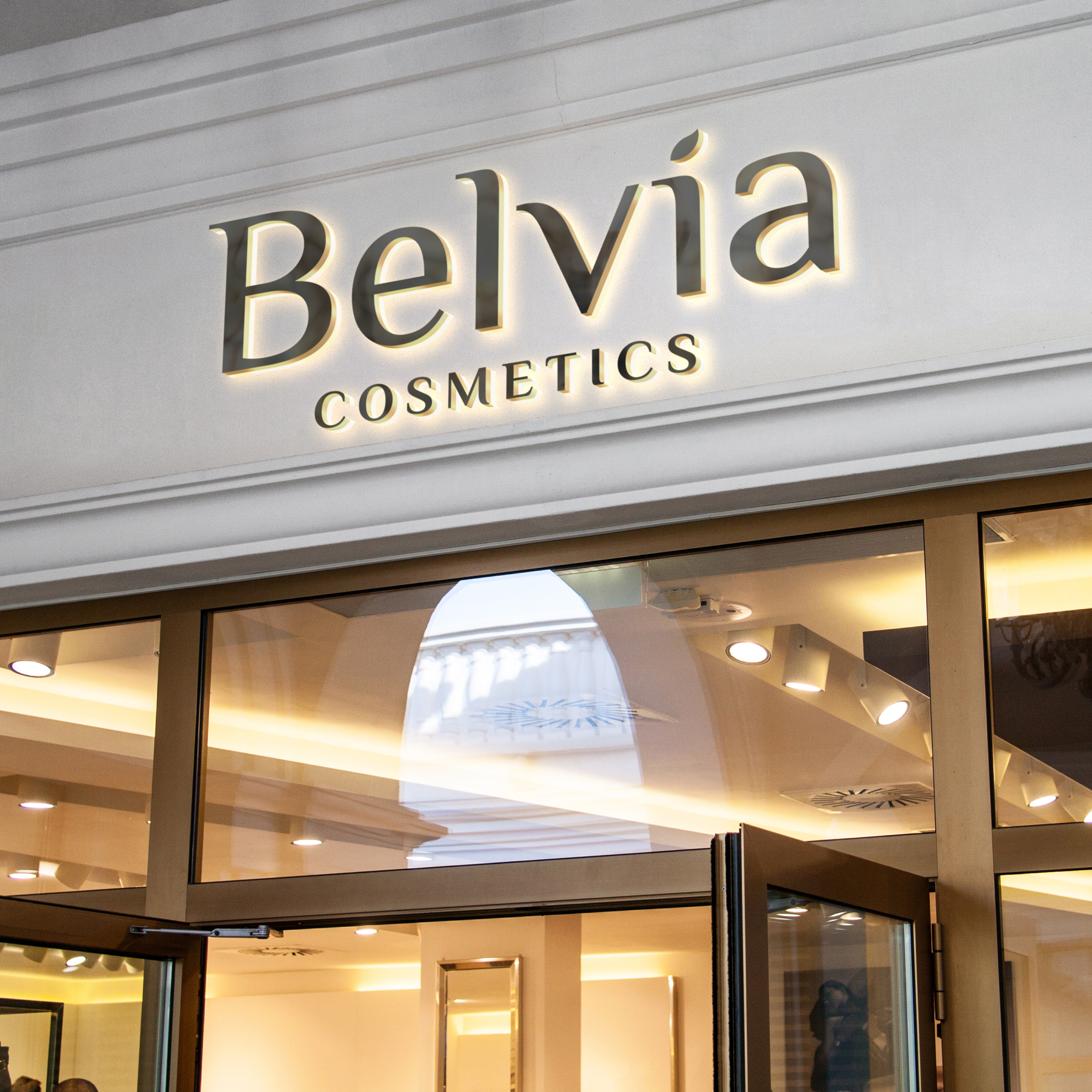 Logo Design by Faaeq Design for Belvia Cosmetics | Design #27166283
