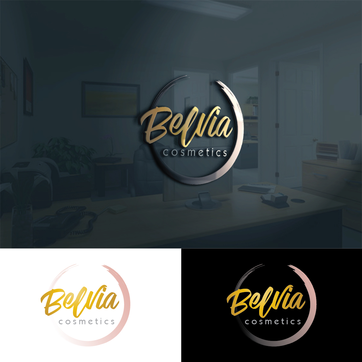 Logo Design by Pixxl Art for Belvia Cosmetics | Design #27160857