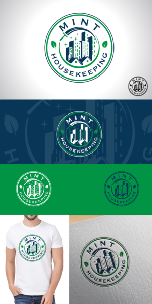 Mint Housekeeping | Logo Design by Classy Custom